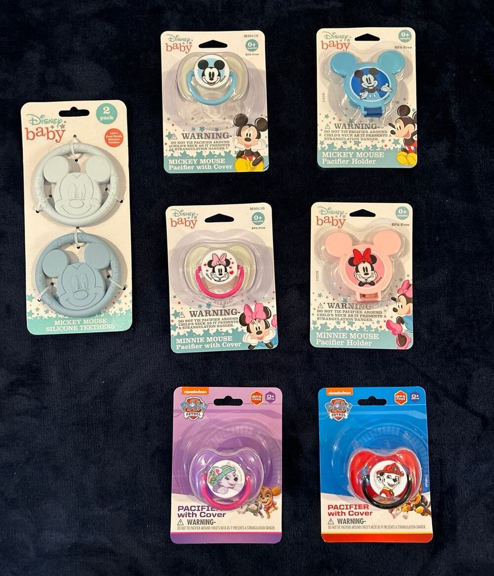 Baby Pacifier Bundle - 7 pieces